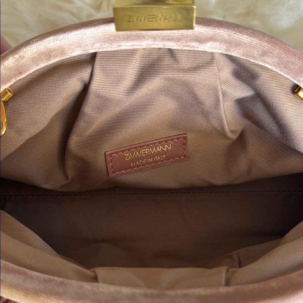 Zimmermann clutch or shoulder strap Velvet Fringe Bag NWOT - Picture 7 of 10